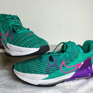 Nike Men’s Teal and Violet Athletic Shoes